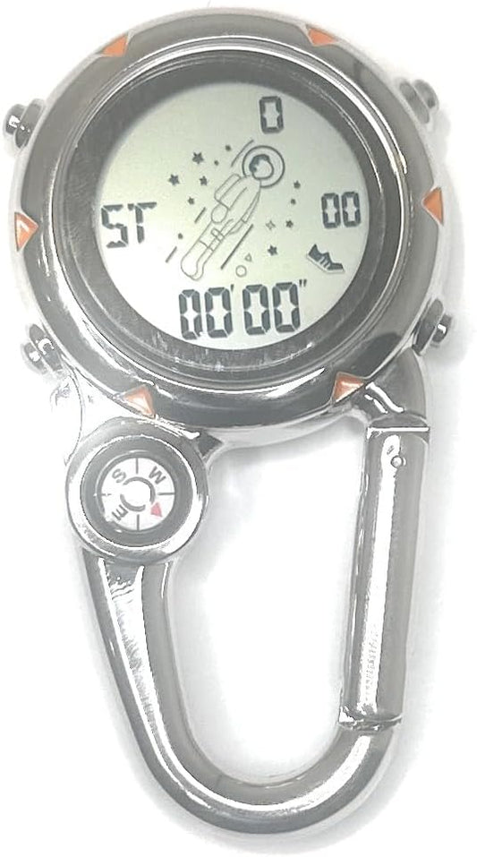 Waterproof Carabiner Hook Pocket FOB Watch