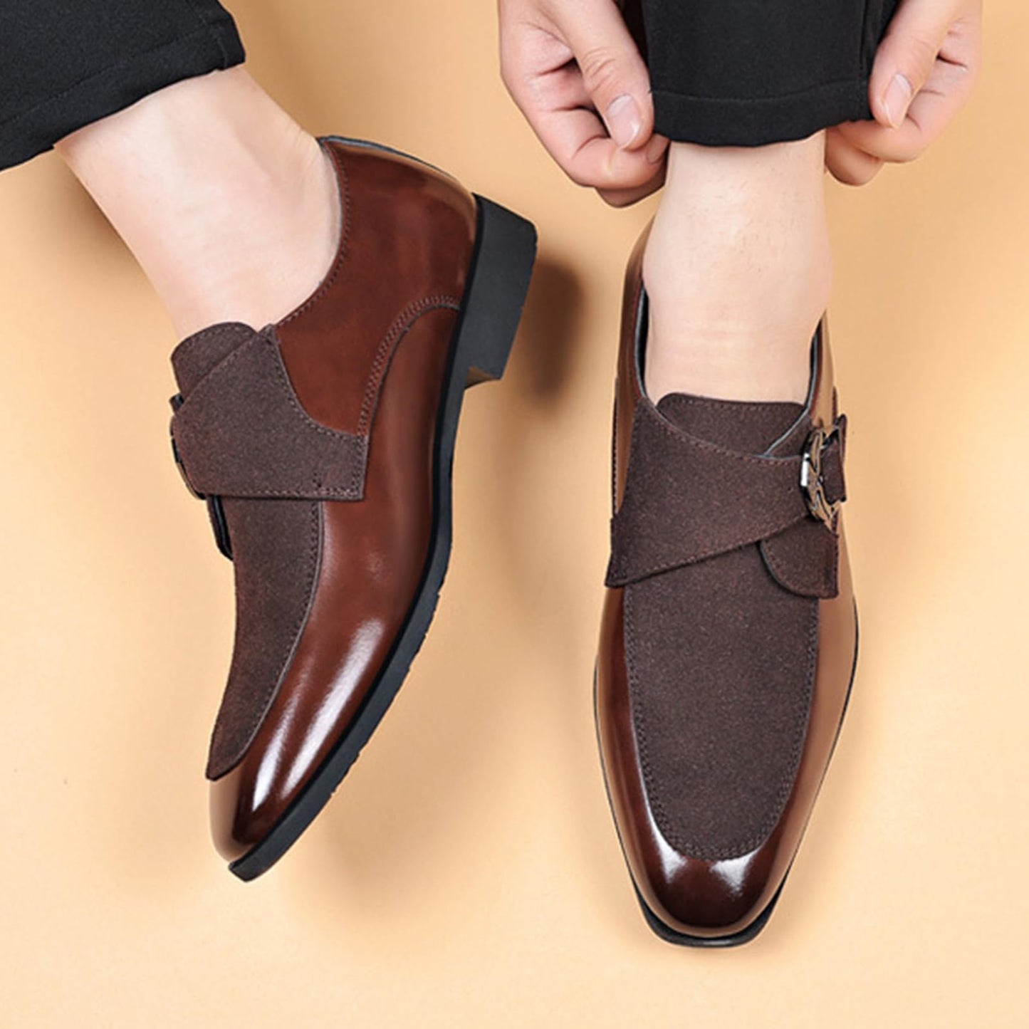Men's Dress Shoes Formal Driving Loafer Oxfords Shoes Slip On Wedding Party Shoes