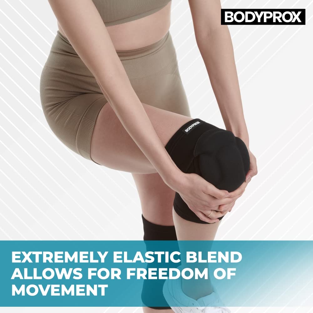 Bodyprox Protective Knee Pads, Thick Sponge Anti-Slip, Collision Avoidance Knee Sleeve